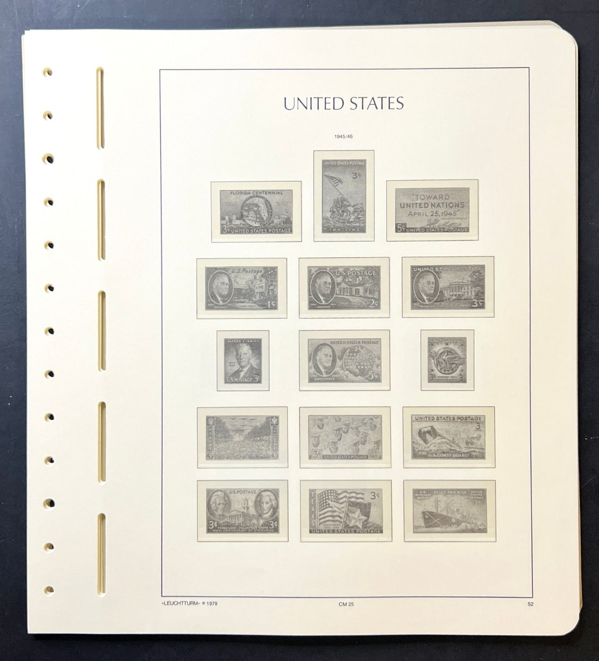 United States Lighthouse Illustrated Hingeless Album Pages 1847-1957 ZAYIX
