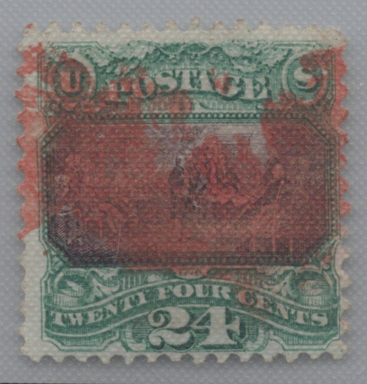 U.S. 120 Declaration Of Independence Red Cancellation Used F-VF 1869 ZAYIX
