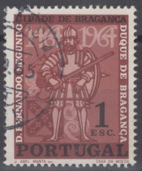 ZAYIX Portugal 945 Used Ferdinand I, Duke of Braganza in Armor 111422-S33M