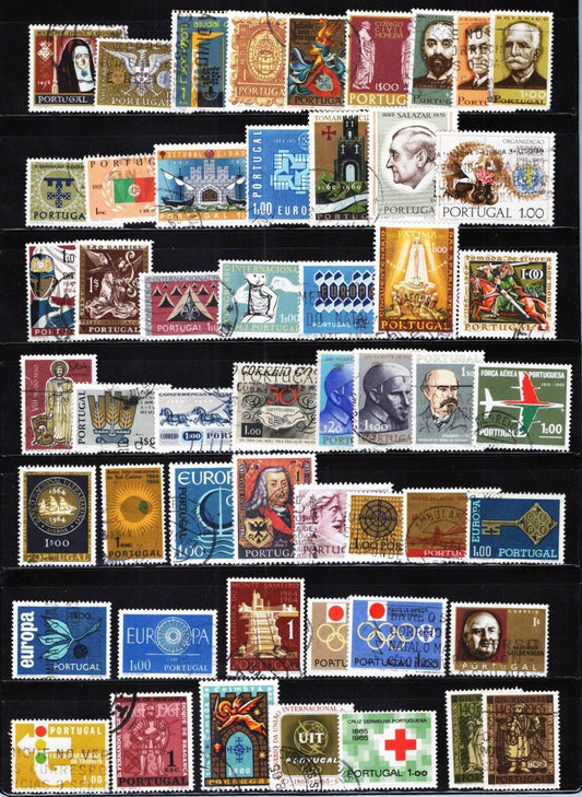 Portugal 52 Different Used Commemoratives Nice Collection ZAYIX 111422S39M