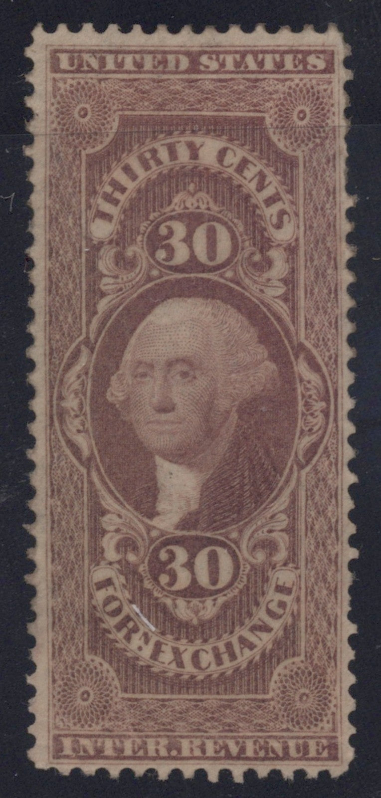 U.S. R51c Foreign Exchange Lilac Perforated 30-Cent Uncancelled 1862-1871 ZAYIX
