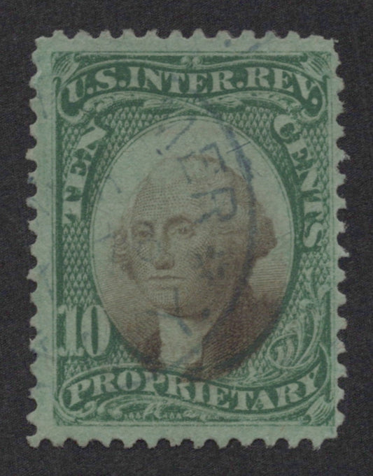 U.S. RB7b George Washington Printed Cancel 10-Cent Used F/VF 1874 ZAYIX