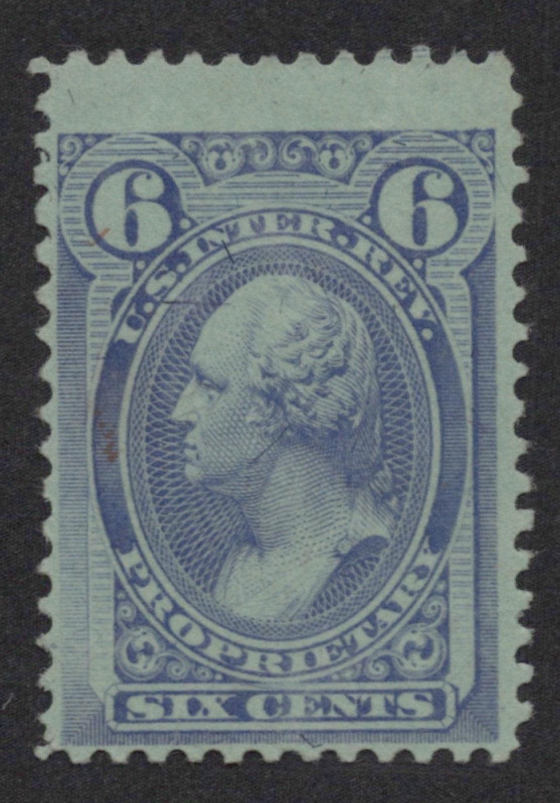 U.S. RB18b George Washington Watermark 191R 6-Cent F/VF 1875-1881 ZAYIX