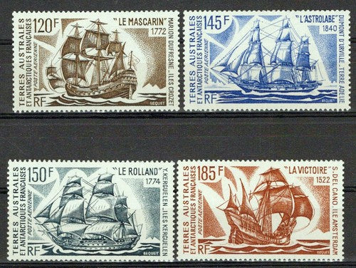 FSAT TAAF C29-C32 MNH Antarctic Exploration Sailing Ships ZAYIX FSA-S0192M