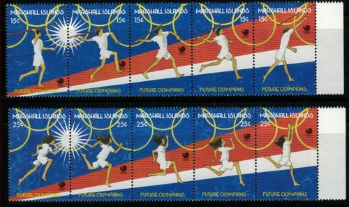 Marshall Islands 188-89 MNH Olympics Track & Field Zayix Stamps 071522SM16M