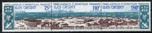 FSAT TAAF C35a MNH Alfred Faure Antarctic Base 10th anniversary ZAYIX FSA-L0016M