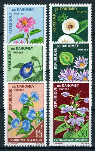 Dahomey 226-231 MNH Flowers Plants Nature ZAYIX 0224S0039