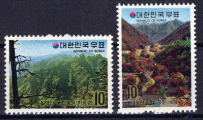 Korea 842-843 MNH National Parks Nature Temples ZAYIX 0624S0676