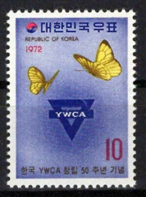Korea 817 MNH YWCA Emblem Butterflies ZAYIX 0624S0654