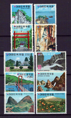 Korea 845-854 MNH Tourism Nature Bridges Temples National Museum ZAYIX 0624S0678