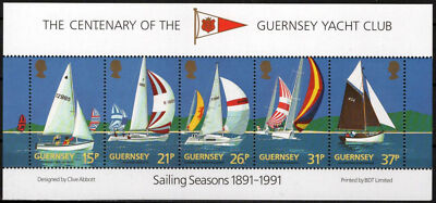 Guernsey 463a MNH Yacht Club Sailing Ships ZAYIX 080323SM08M