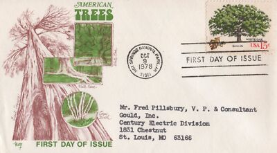US 1766 American Trees White Oak FDC Marg cachet ZAYIX 031923SM102
