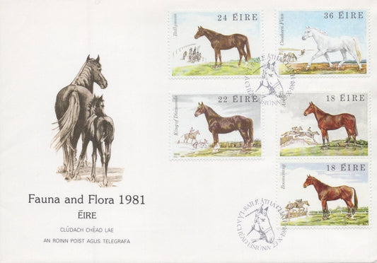Ireland FDC Equestrian Horses Zayix Stamps ZAYIX 0125M0182