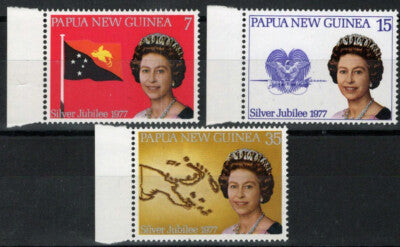 Papua New Guinea 462-464 MNH Queen Elizabeth II Silver Jubilee ZAYIX 090722S83