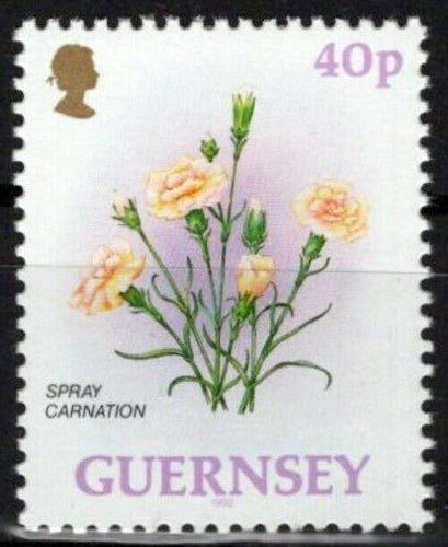 Guernsey 493 MNH Flowers Plants Nature ZAYIX 0524S0114M