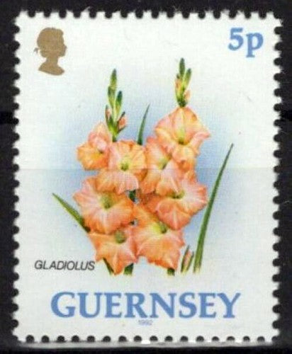 Guernsey 480 MNH Flowers Plants Nature ZAYIX 0524S0112M