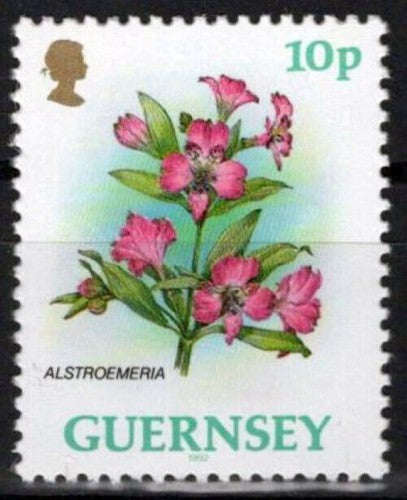 Guernsey 485 MNH Flowers Plants Nature ZAYIX 0524S0115M