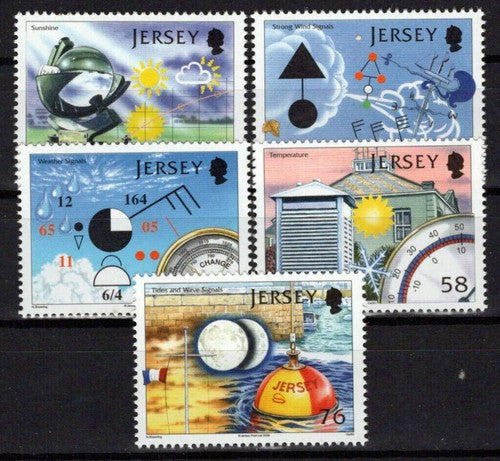 Jersey 1297-1301 MNH Weather Meteorology ZAYIX 0524S0130M