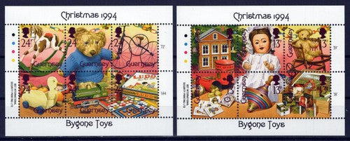 Guernsey 541-542 MNH Christmas Toys Bears Dolls ZAYIX 0524S0120M