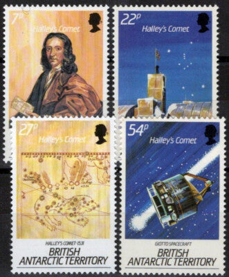 British Antarctic Territory BAT 129-132 MNH Halley's Comet ZAYIX 041123S21M