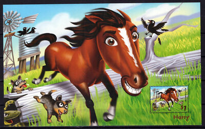 Australia 2432a MNH Horses Down on the Farm Zayix Stamps ZAYIX 0125M0251M
