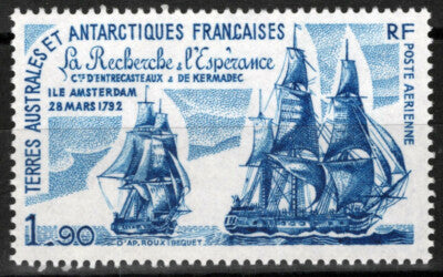 FSAT TAAF C56 MNH Arrival of Ships Le Recherche & L'Espearance ZAYIX FSA-S0203M
