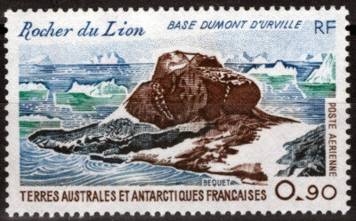 FSAT TAAF C57 MNH Lion Rock Antarctica ZAYIX FSA-S0204M