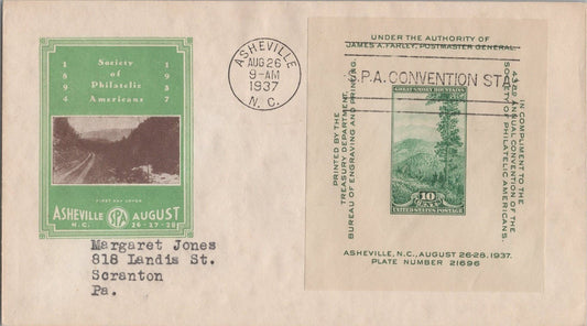 US MP# 797-2f H. Ioor FDC Society of Philatelic Americans ZAYIX 121022SM55