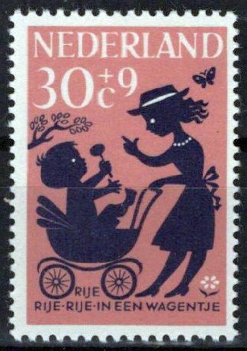 Netherlands B387 MNH Semi-Postal Nursery Rhymes Zayix Stamps 0225S0275