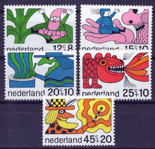 Netherlands B439-B443 MNH Semi-Postal Fairy Tales Zayix Stamps 0225S0287M