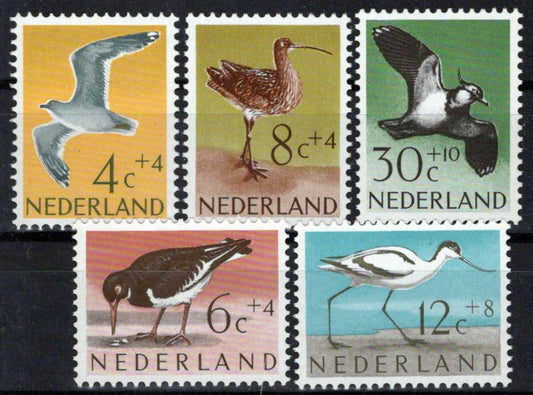 Netherlands B353-B357 MNH Semi-Postal Birds Zayix Stamps 0225S0265M