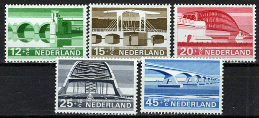 Netherlands B434-B438 MNH Semi-Postal Bridges Zayix Stamps 0225S0286M