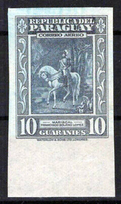 Paraguay C146 MNH Imperf Air Post Horses Military Equine Zayix Stamps 0125M0210M