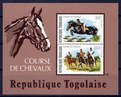 Togo C233a MNH Air Post Horses Equestrian Breeds Zayix Stamps ZAYIX 0125M0222