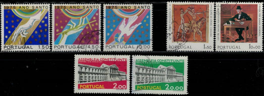 Portugal 1250-52, 1253-54, 1255-56 Used 1975 Religion Europa Art ZAYIX 021022S19