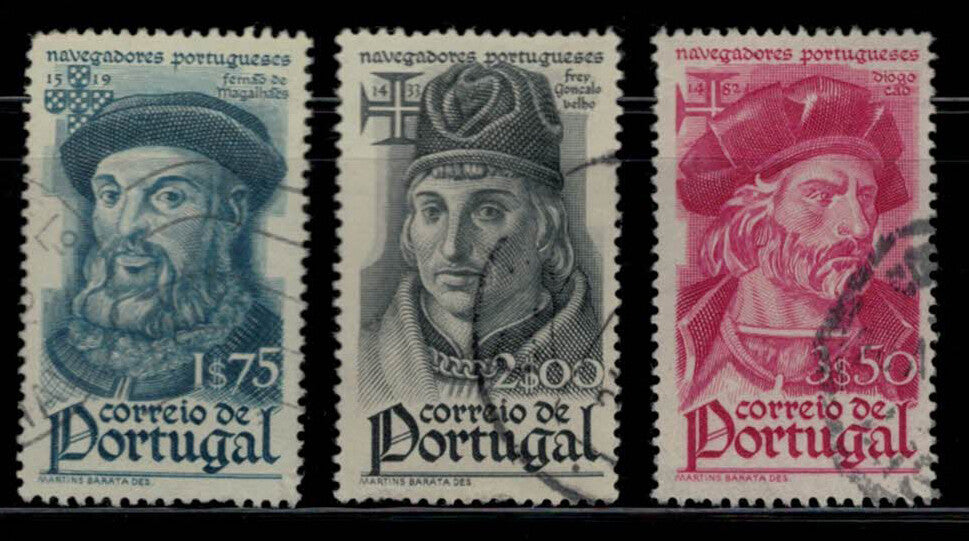 Portugal 647-649 Used 1944 Historical Figures ZAYIX 020722S72