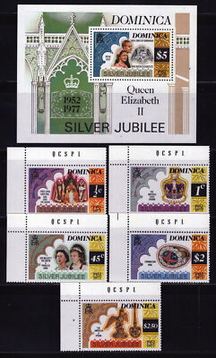 Dominica 521-526 MNH Queen Elizabeth II Silver Jubilee ZAYIX 062822SM88