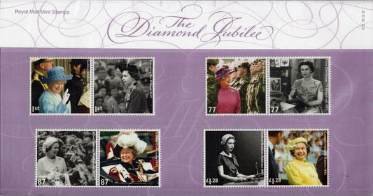 Great Britain 3028-35 MNH Queen Elizabeth II Jubilee Presentation Pack 472 ZAYIX