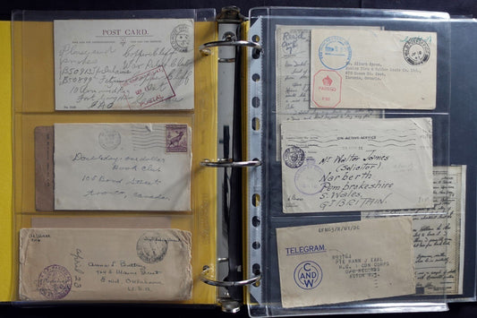 World War II Military Postal History, Cover & Ephemera Collection VIDEO ZAYIX