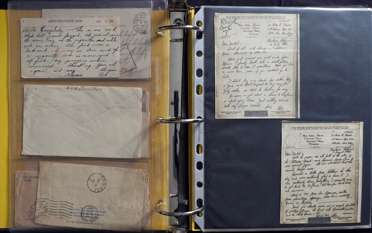 World War II Military Postal History, Cover & Ephemera Collection VIDEO ZAYIX