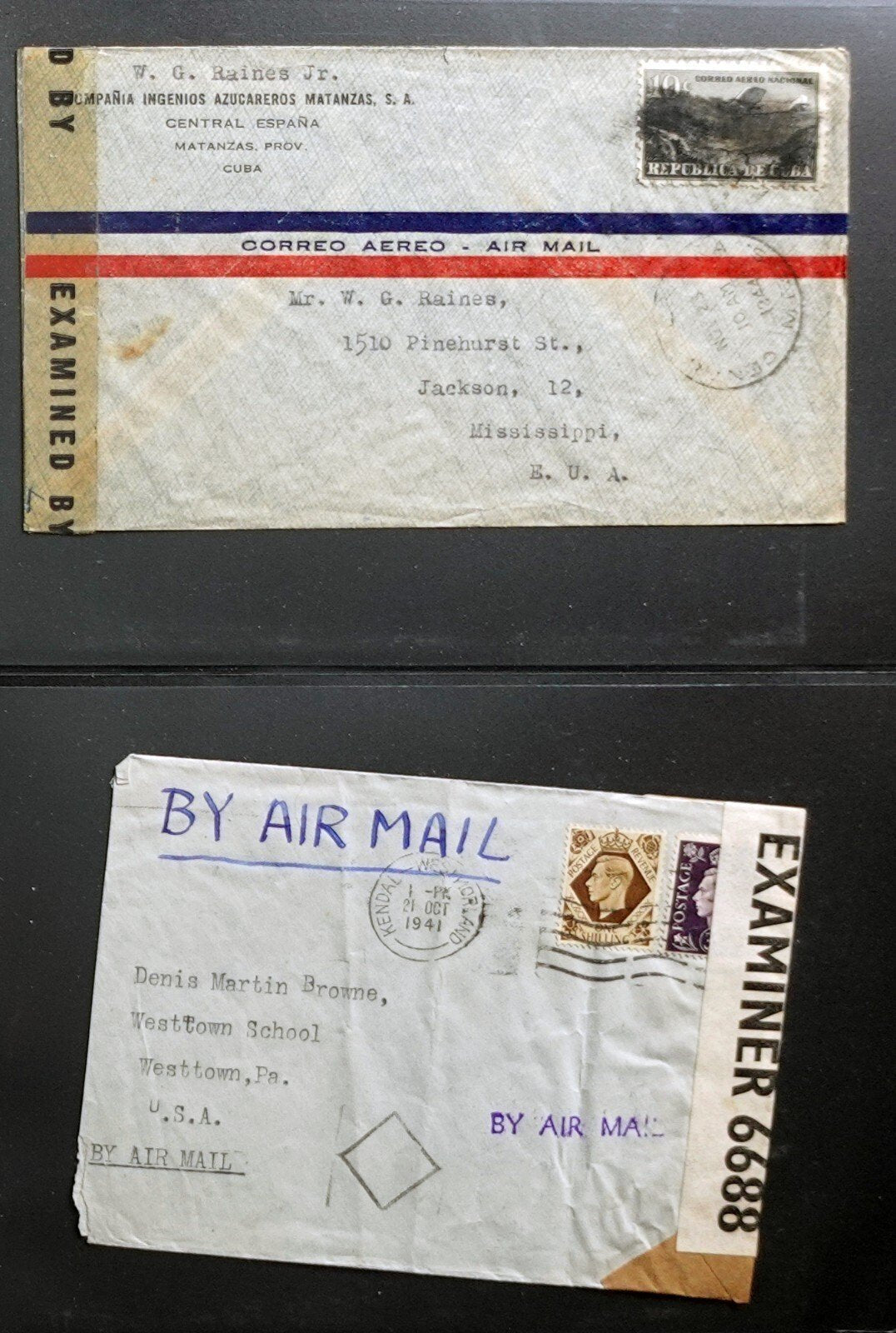 50+ World War, Censored, Open by Examiner, Postal History Covers AlbumM10 ZAYIX