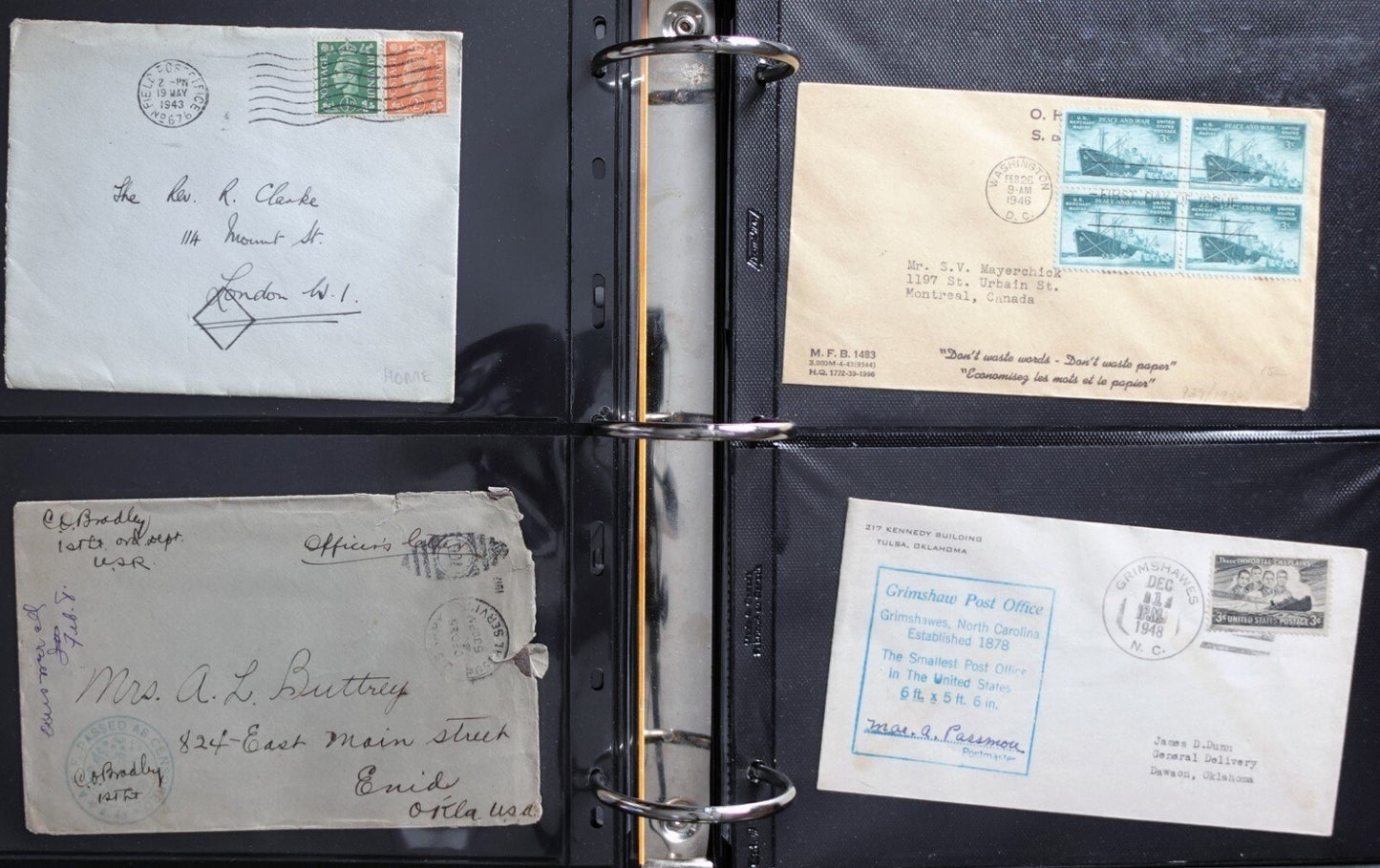 50+ World War, Censored, Open by Examiner, Postal History Covers AlbumM10 ZAYIX