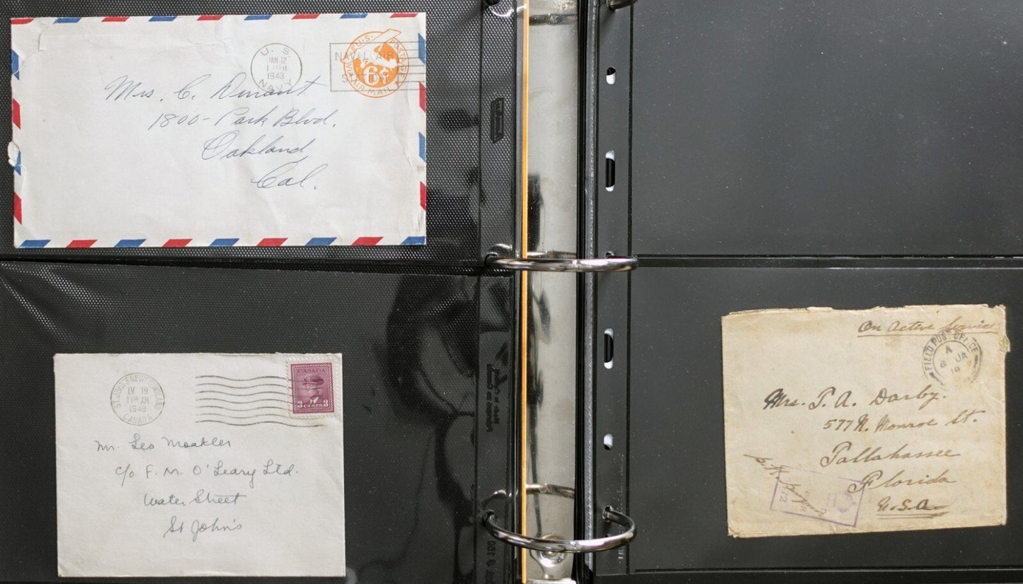 50+ World War, Censored, Open by Examiner, Postal History Covers AlbumM10 ZAYIX