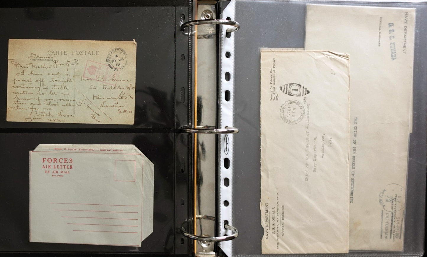 50+ World War, Censored, Open by Examiner, Postal History Covers AlbumM10 ZAYIX