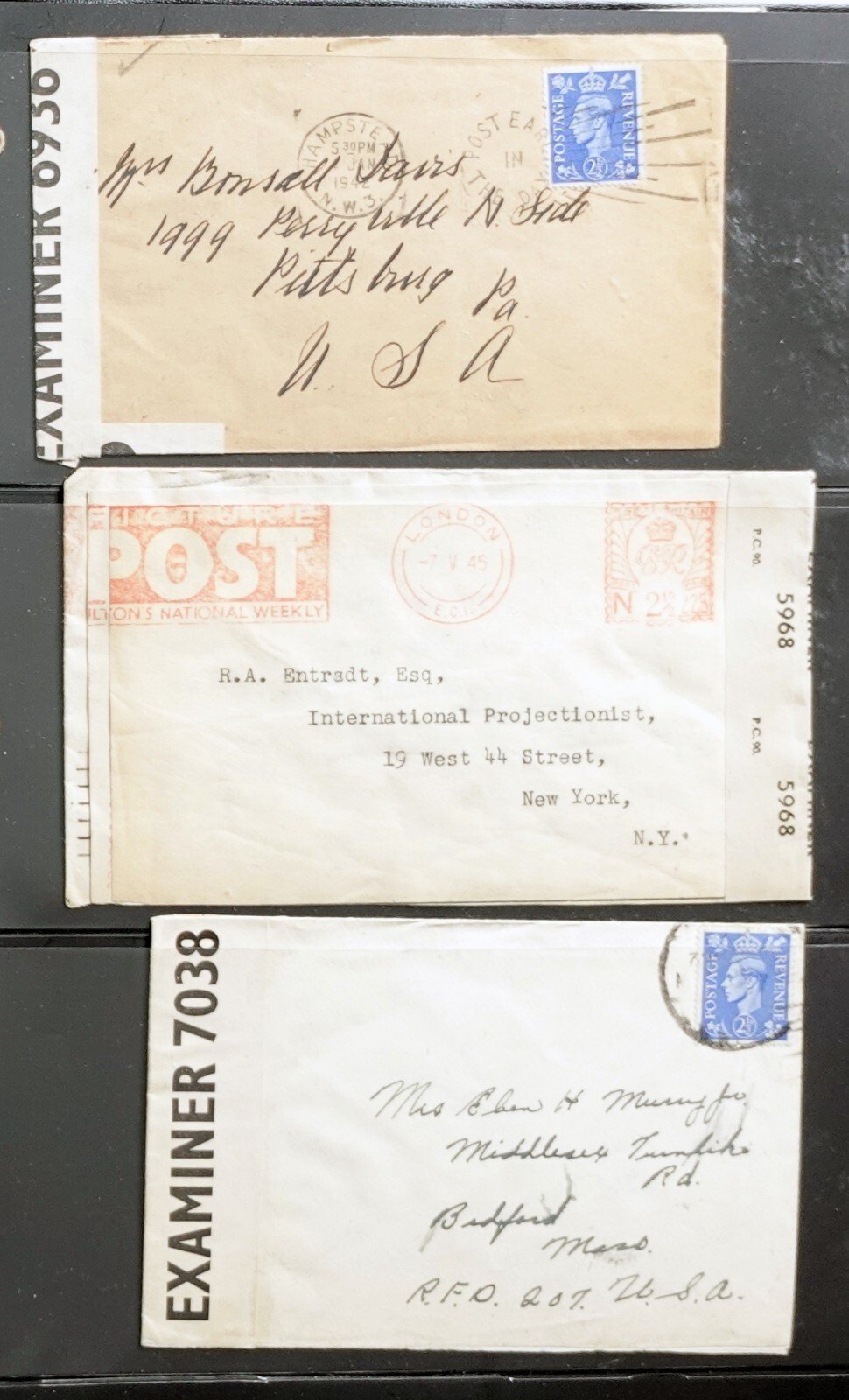 50+ World War, Censored, Open by Examiner, Postal History Covers AlbumM10 ZAYIX