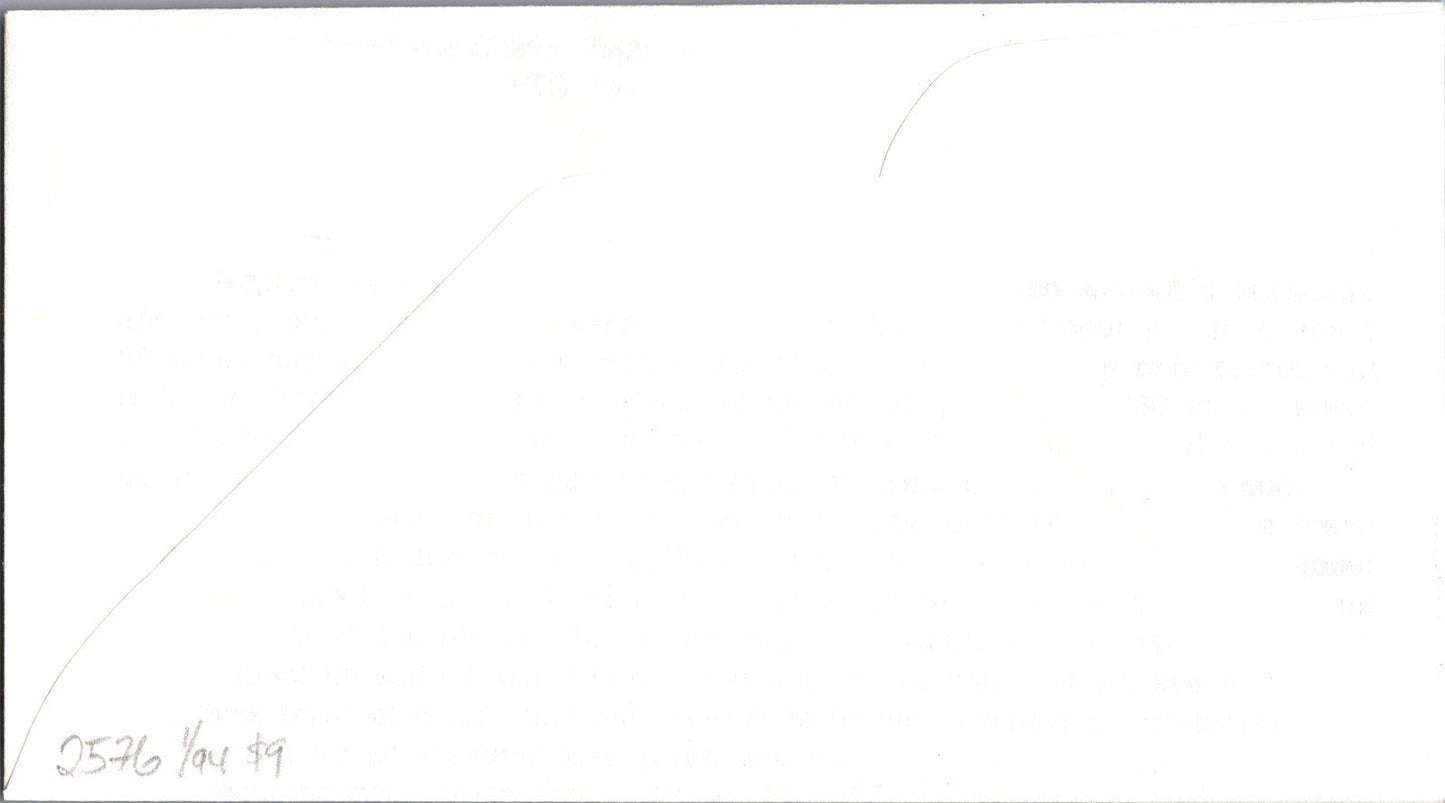 US 2576 FDC Pugh Hand Painted Signed Voyager Unofficial city ZAYIX 061722SM32