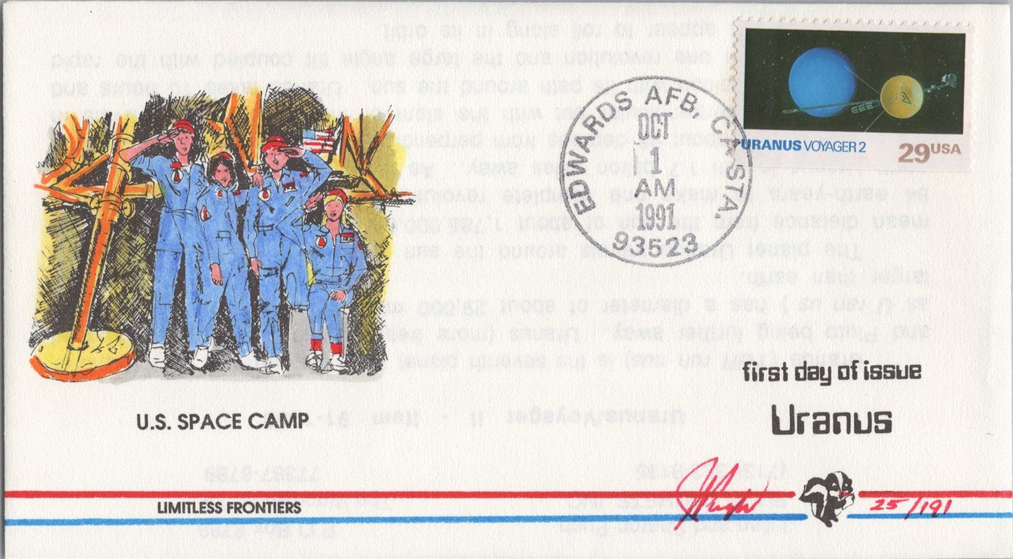 US 2575 FDC Pugh Hand Painted Signed Edwards AFB Unofficial ZAYIX 061722SM34