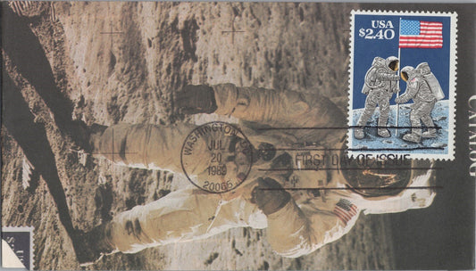 US 2419 FDC Made from Astronaut Catalog Cover Unusual RARE ZAYIX 061722SM43