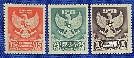 Indonesia 359-361 MH Arms of the Republic