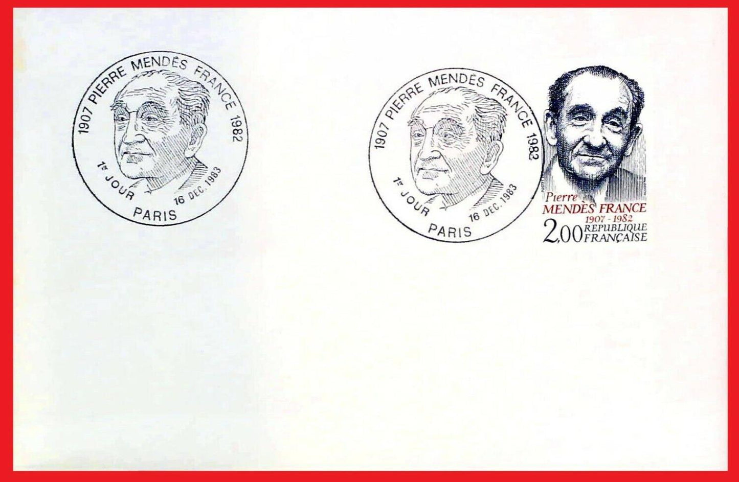 France Pierre Mendes FDC